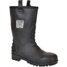 Portwest FW75 - Steel PVC Rigger Boot S5 FO - Black