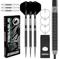 Outdoor Sports Red Dragon Pegasus Professional Tungsten Steeltip Darts Set