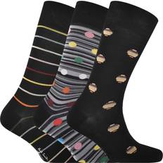 Paul Smith Strumpor Paul Smith 3 Pack Socks - Black