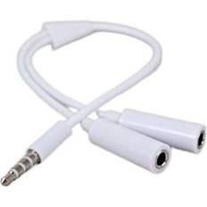 FitVille 3.5mm AUX Audio Mic Splitter Cable