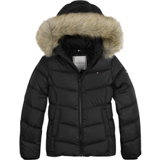 Tommy Hilfiger Essential Padded Hooded Jacket - Black (KG0KG05980-BDS)