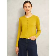 Hobbs Tops Hobbs Michelle Knit Cardigan Gold Chartreuse - British Label