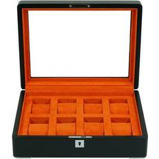 Uretuier Rothenschild RS-3420-8-BL-ORA Uhrenbox Schwarz