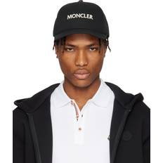 Moncler Tilbehør Moncler Lettering Logo Baseball Cap - Black