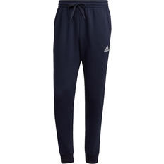 adidas Men's Essentials Fleece Regular Tapered Pants - Legend Ink/White
