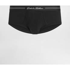 Herre - Ventilerende Trusser Dolce & Gabbana Bomuldstrusser Med Logo Sort