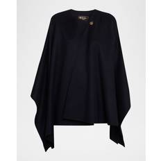 Loro Piana Capes & Ponchos Loro Piana Double-Face Cashmere Cape - Blue Navy