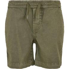 Urban Classics Strech Twill Jog Shorts - Olive