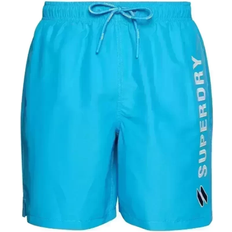Superdry Code Applque Recycled Swim Shorts 19" - Ocean Blue