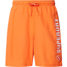 Superdry Code Applque Recycled Swim Shorts 19" - Orange