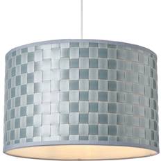 Silver Lamp Parts Litecraft Sovin Easy To Fit Drum Ceiling Light 35cm Shade