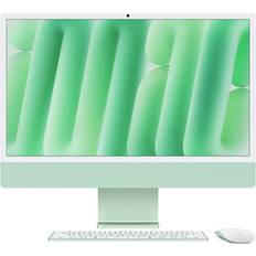Stationära datorer Apple iMac, 24-inch, M4 Chip, 8-core CPU, 8-core GPU, 24GB Unified Memory, 1TB SSD Storage Green
