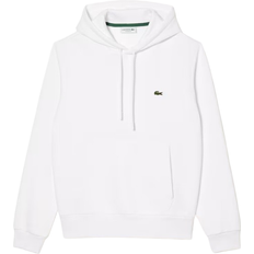 Lacoste Men's Fleece Hoodie Sweatshirts - White