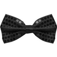Bow Ties on sale I Love Fancy Dress Sequin Bow Tie 6 Pack - Black