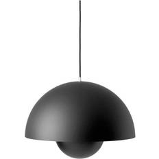 &Tradition Flowerpot VP2 Matte Black Pendellampa ∅ 50cm