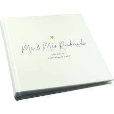 Gold Heart Square Photo Album