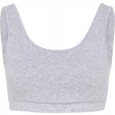 Grå BH'er JBS Bamboo Viscose Bra Top - Light Grey Melange