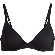 SKIMS Cotton Jersey T-shirt Bra - Soot