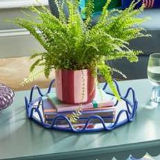 Sophie Robinson Wavy Metal Mirrored Twilight Serving Tray