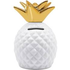 Ceramic Pineapple Piggy Bank 5.3 x 3.4 Inch