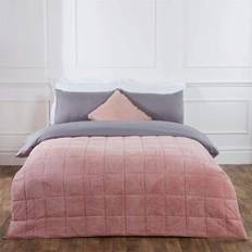 Weight Blankets Latitude Run Melik Teddy Fleece Blush W140 x L200 cm Weight blanket