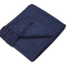 Drift Hayden Eco-Friendly Throw Blankets Blue (200x200cm)