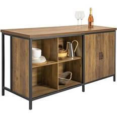 Kitchen Units RIO Bagan Kitchen Island - Black/Brown