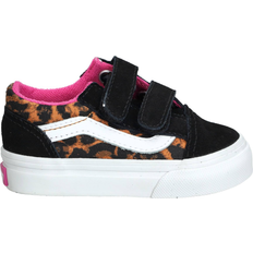 Vans Toddler Old Skool Leopard Print Canvas Shoes - Black