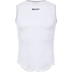 Santini Ärmelloses Fahrrad Shirt - Weiß