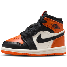 Beige Sportskor Jordan 1 Retro High OG Toddler - Black