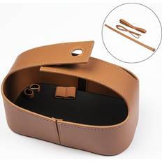 Yarn Bags Temu Handmade Pu Leather Knitting Crochet Bag