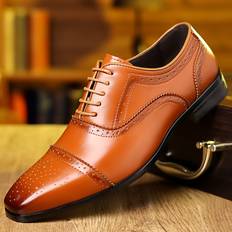 Oxford Temu Plus Size Men's Wingtip Brogue Oxford Shoes