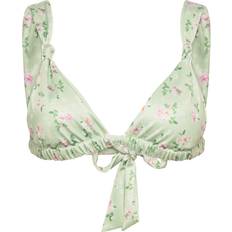 Gina Tricot Wide Strap Bikini Top - Grön