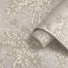 Wallpapers Holden Hawthorn Trail Grey Metallic Wallpaper 10m