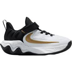 Nike Preschool Immortality 4 Basketball Shoes - Black/Gold/White