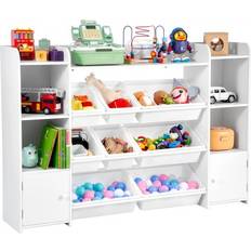 4-Tier Large Kids Toy Storage Bookshelf