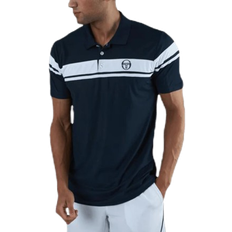 48 - XXL Pikétröjor Sergio Tacchini Young Line Pro Polo - Blue/White