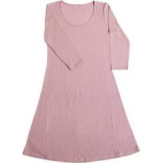 3/4 Sleeves Dress - Plum