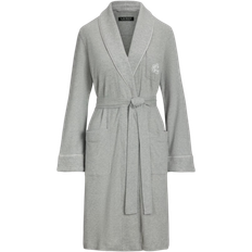 Lauren Ralph Lauren Dame Nattøj Lauren Ralph Lauren Quilted Shawl Collar Robe - Grey