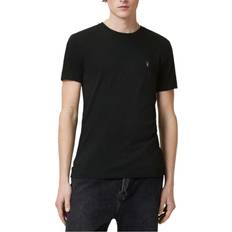 AllSaints Tonic Crew Neck Short Sleeve Rumskull Plain - Black