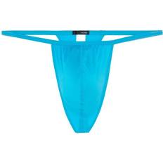 Men - Turquoise Men's Underwear Hom Plume G-String - Turquoise