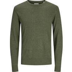 Jack & Jones Emil Plain Knitted Pullover - Green/Kombu Green
