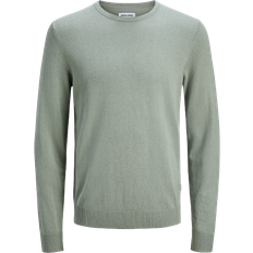 Jack & Jones Emil Plain Knitted Pullover - Green/Iceberg Green