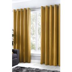 Curtains & Accessories Fusion Sorbonne Mustard 117x137cm