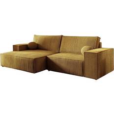 Fun furniture Corunia Xs Yellow Sofa 225cm 4-Sitzer
