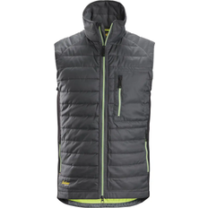 Grey Work Vests Snickers Workwear 4512 AllroundWork 37.5 Insulator Vest - Steel Grey/Black