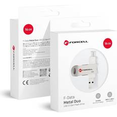 ForCell Pendrive 16GB USB 3.2 Gen 1 Silver