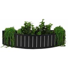 Blomlåda funky Ventura Funky Flower Box - Black 90x20x20cm