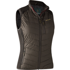 Deerhunter Lady Caroline Padded Waistcoat - Brown Leaf