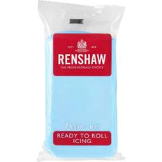 Renshaw Ready to Roll Fondant Icing Baby Blue 250g Sukkerpasta
